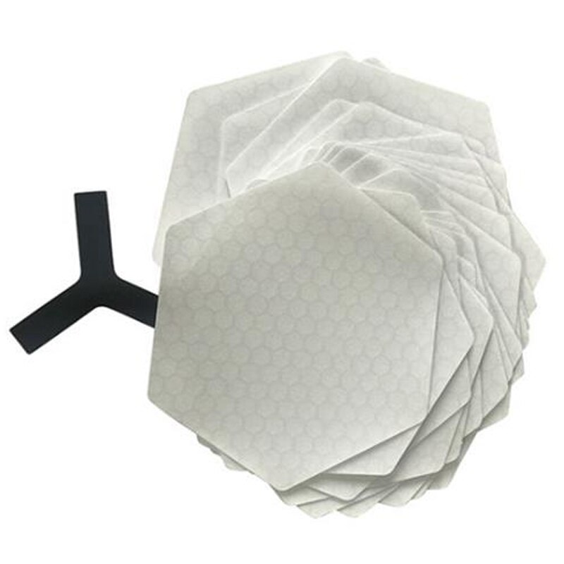 Hexa tracción tabla de surf sin cera agarre de la cubierta-tabla de surf estera antideslizante (transparente): Default Title