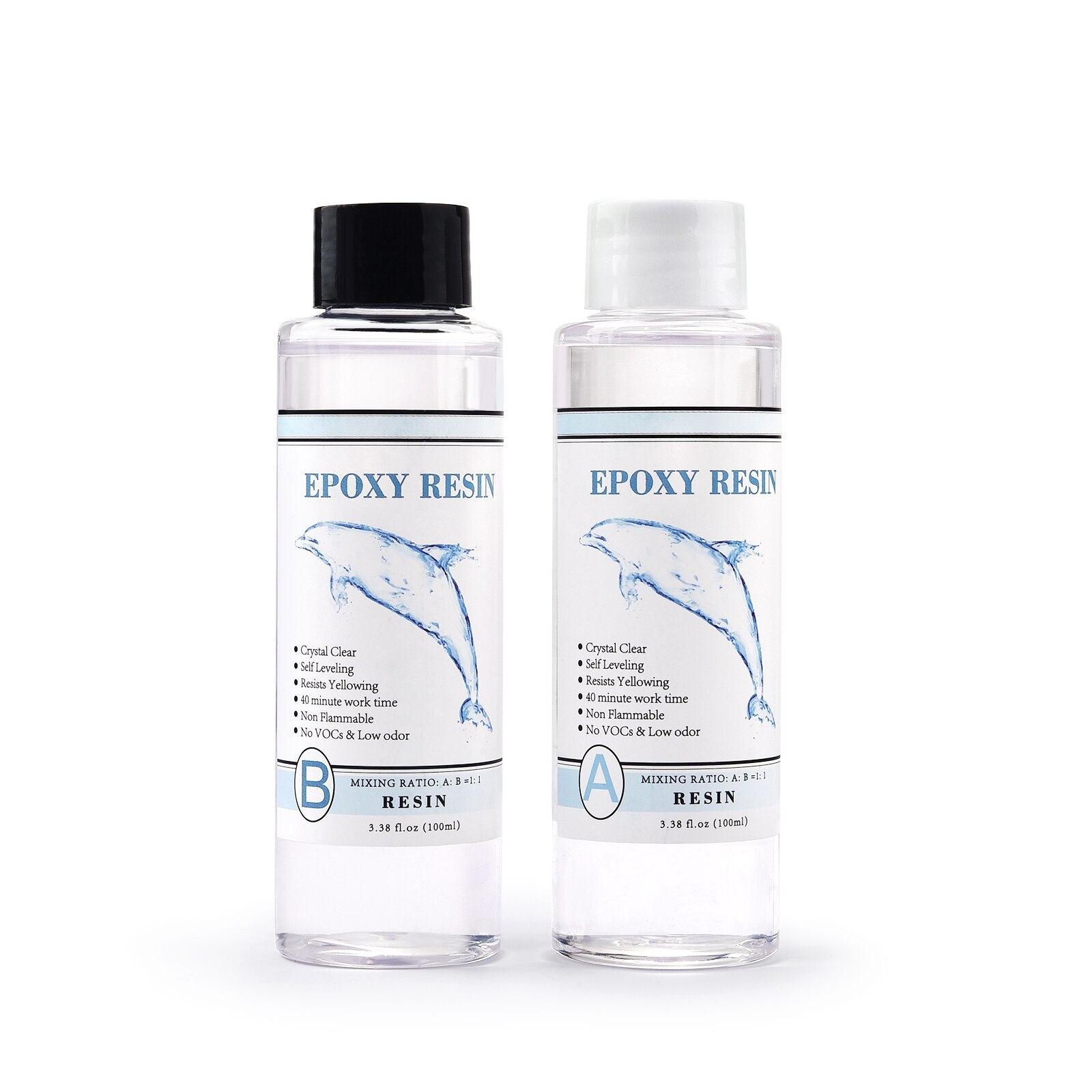Pegamento de cristal epoxi para fabricación de joyas, pegante con molde de silicona altamente adhesivo, resina AB 1:1, contenido de 100g/200g/400g/500g/1000g: 200g