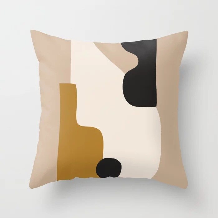 18 &#39;&#39;Geometrische Nordic Kussenhoes Tropic Moderne Art Sierkussen Cover Polyester Kussen Case Sofa Cafe Decoratieve Kussensloop: DRD122-7