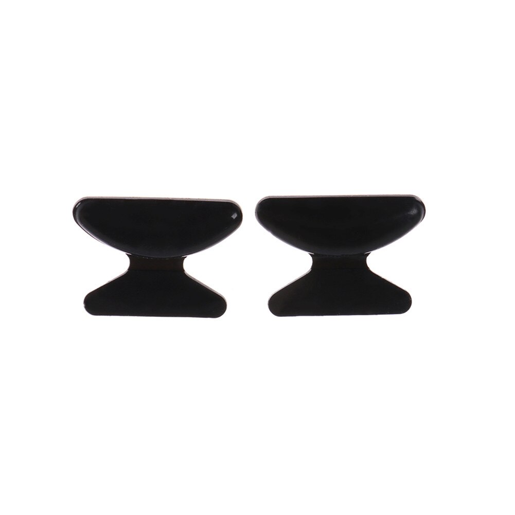 1/5 paar zachte, antislip siliconen neuspads voor zonnebrillen, leesbrillen, dunne neuspads en accessoires: Zwart 2.5mm