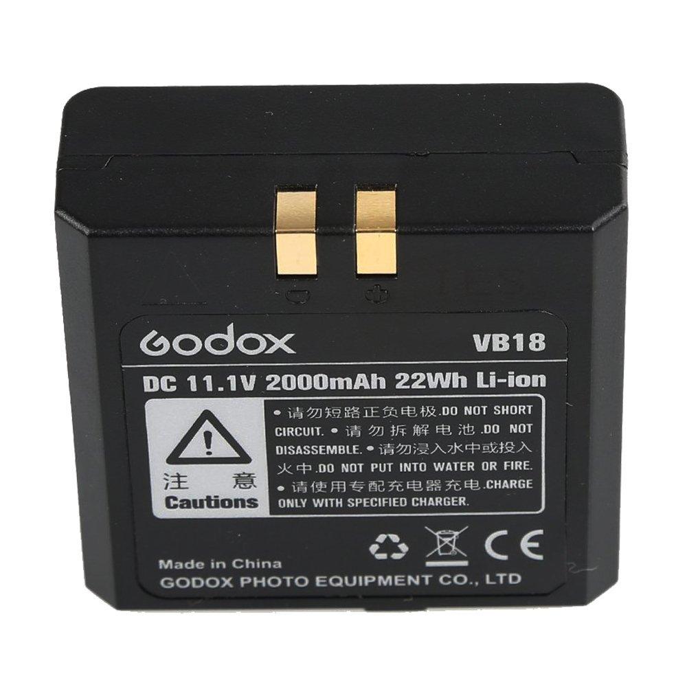 Godox Original Lithium-Ion Battery Protective Box Car Battery Charger for V850 V850II V860 V860II VB18: Only Battery