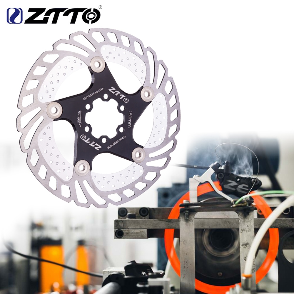 ZTTO-Rotor flotante para frenos de bicicleta, disco de refrigeración y enfriamiento, 203mm, 180mm, 160mm