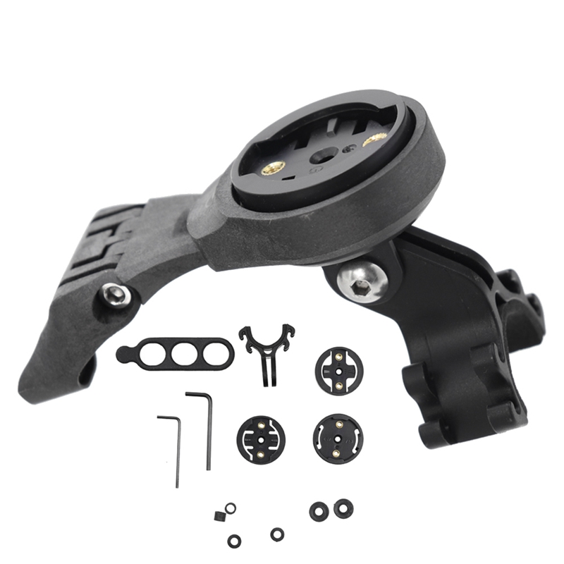Fiets Stuur Stuurstem Computer Mount Ondersteuning Voor Garmin Bryton Wahoo Reus Met Lichte Camera Fietsbevestigingshouder