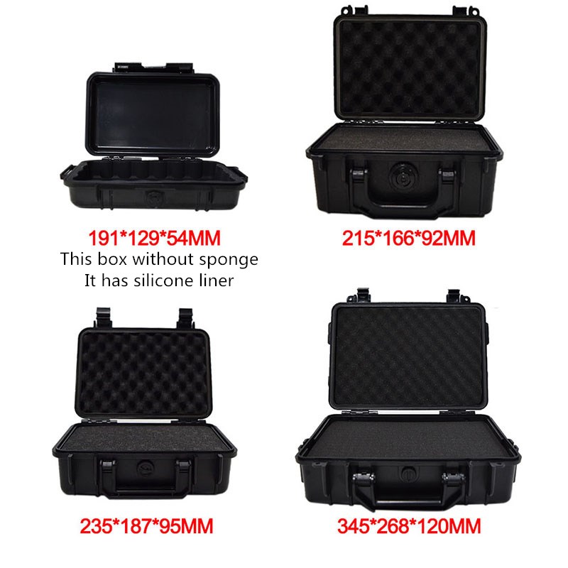 Caja de plástico ABS resistente al agua para equipo de seguridad Caja de Herramientas portátil Caja de Herramientas para vehículos de supervivencia al aire libre contenedor anticolisión