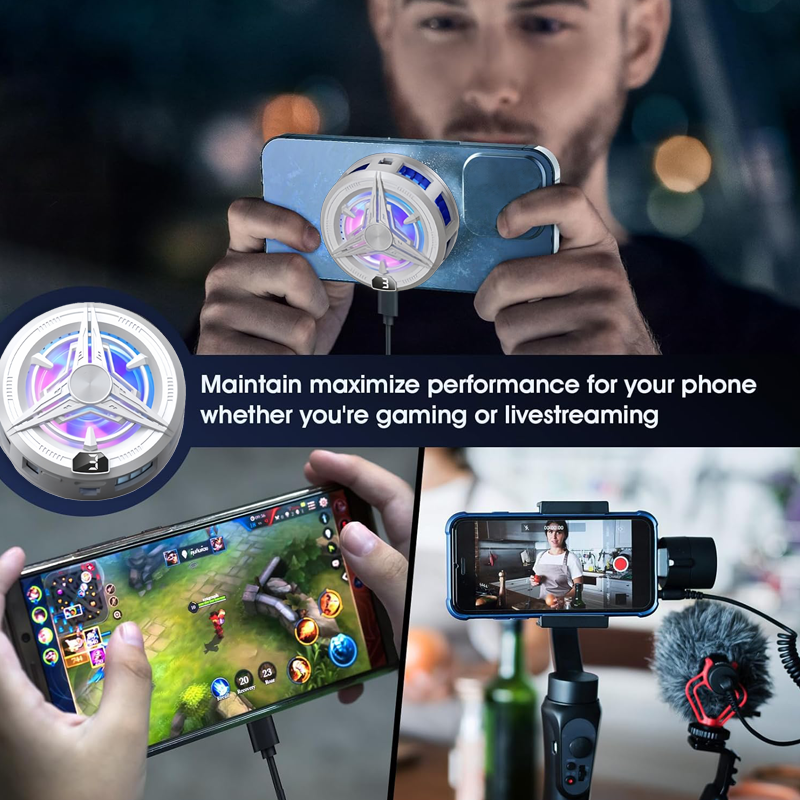 Enfriador de ventilador de radiador de teléfono móvil Semiconductor 6a para teléfono, ventilador de refrigeración, procesador, ventilador de teléfono, Enfriador de teléfono, teléfono móvil para jugadores