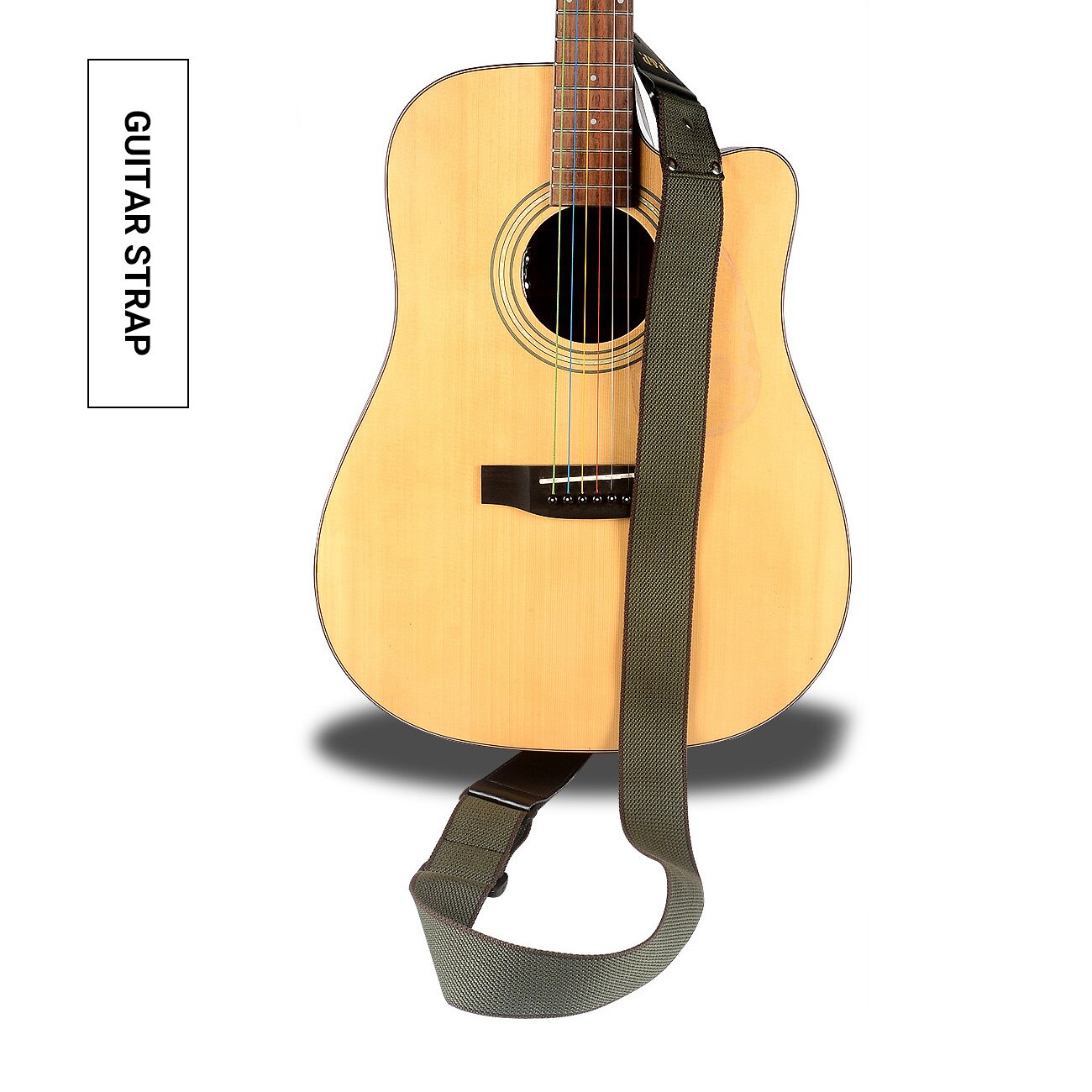 Pure Cotton Guitar Strap Adjustable Shoulder Strap For Guitar Electric Guitar Bass Guitar Parts Accessories