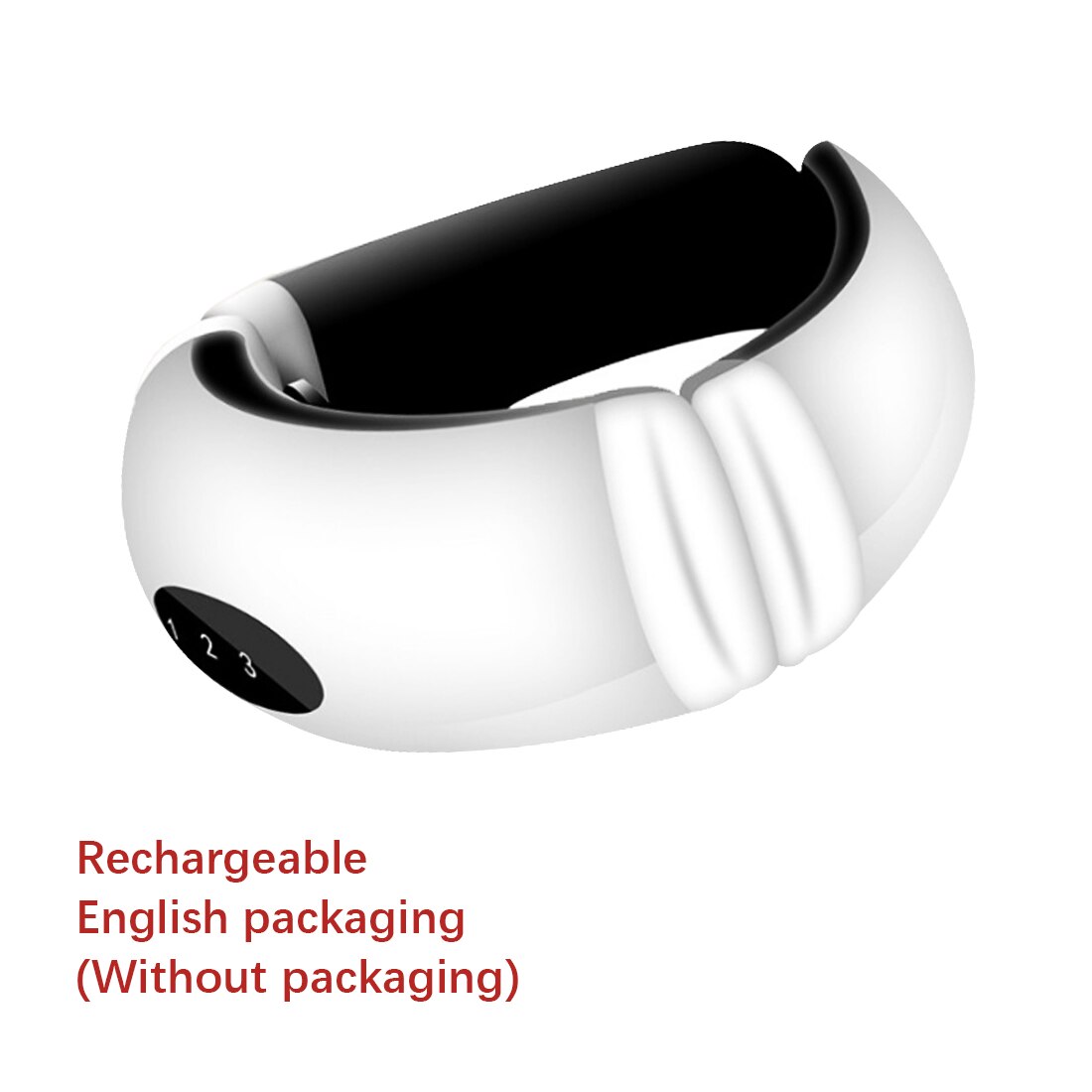 Smart Electric Neck Shoulder Massager Low Frequency Magnetic Therapy Pulse Pain Relief Tool s Cervical Health Care Neck massager: B Rechargeable type