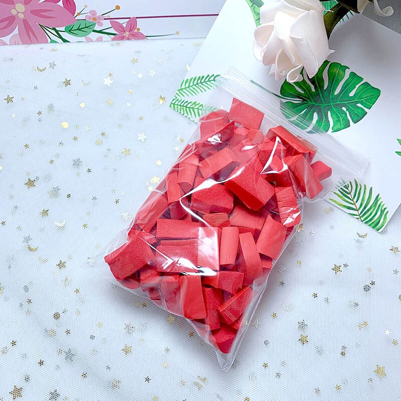 70pcs Sponge Slime Bead chunks Lizun Addition Slime Supplies Accessories Filler Charms for Slime Foam Clay Mud: Red