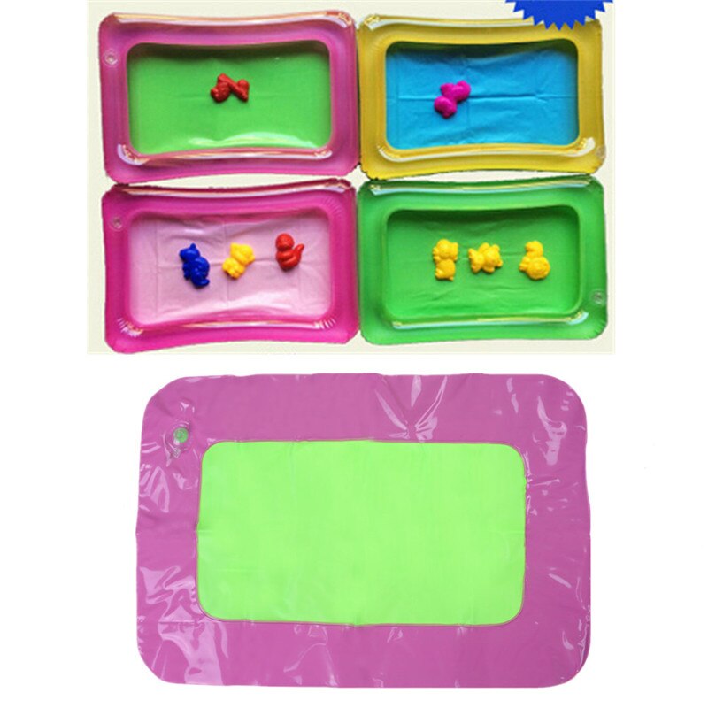 42*28cm Inflatable Sand Tray Plastic Table Baby Kids Indoor Playing Sand Clay