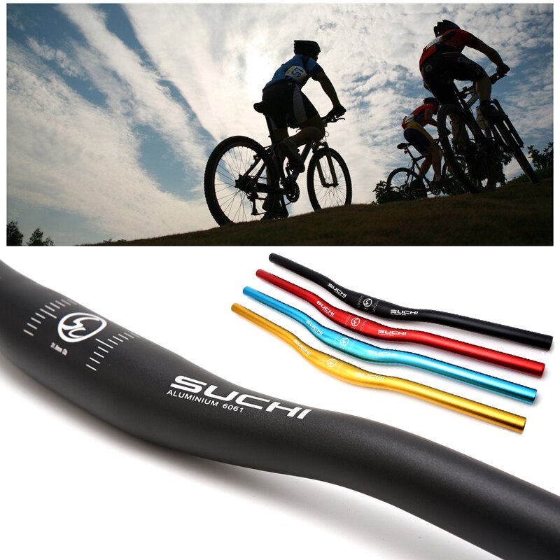Aluminum Alloy Bicycle Handlebar Matt / Glossy Mountain Bike Mtb Bicycle Carbon Handlebar 31.8x620mm Parts