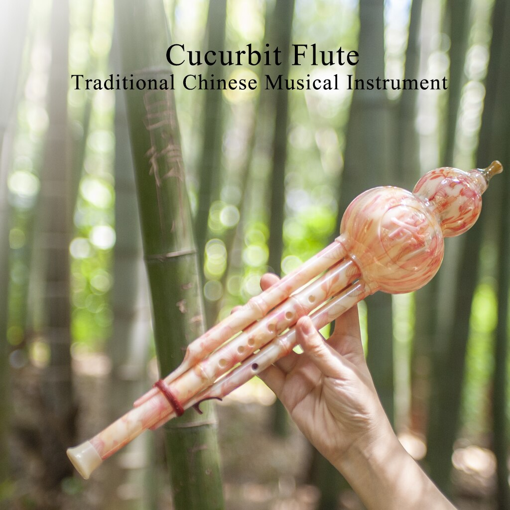 Lommi Hulusi Chinese Instrument Octaven Hulusi Fluit Houtblazers Yunnan Fluit Kalebas Bamboe Hulusi Halisi Cucurbit Fluit Met Case