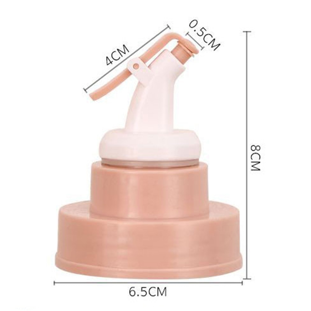 Köksmaterial flip top sprit dispenser munstycke olja vin vinäger flaska hällare med lock propp