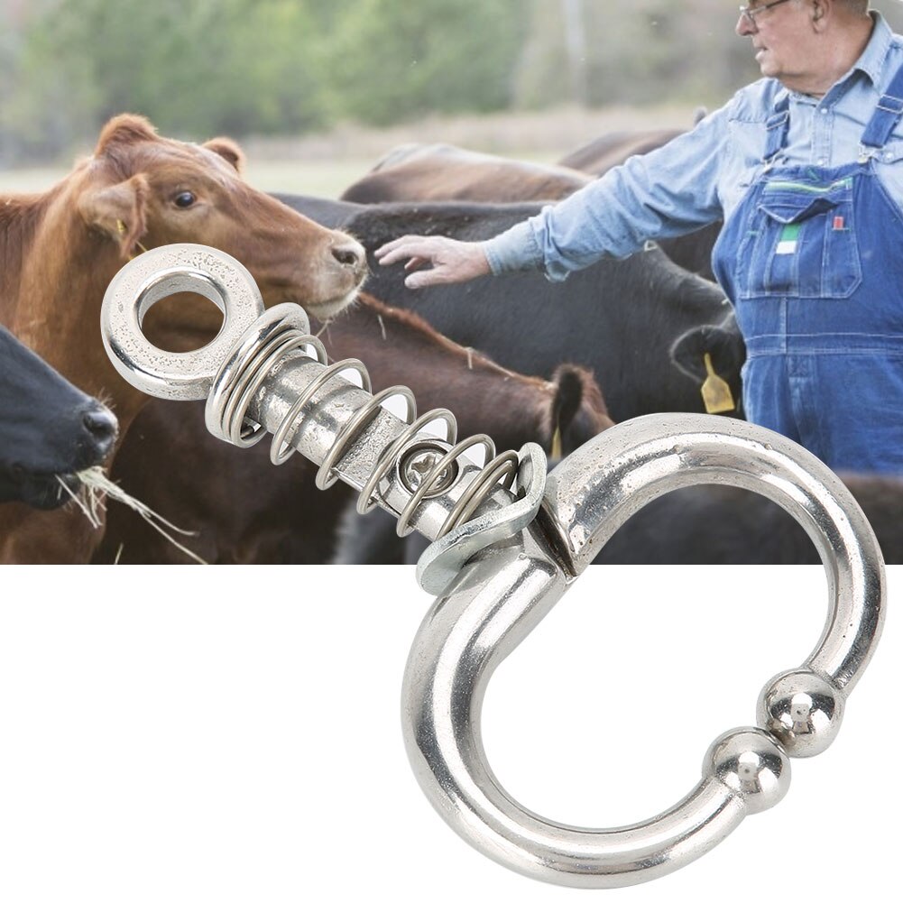 Fjedertype husdyr kvæg kvæg fjeder næse klip kvæg næsetang husdyr kvæg hestefodring udstyr