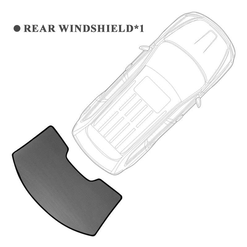 For MINI Countryman F60 Magnetic Car Sunshades Front Rear Windshield Blind Curtain Baby Side Window Sun Shade Visor: Orange