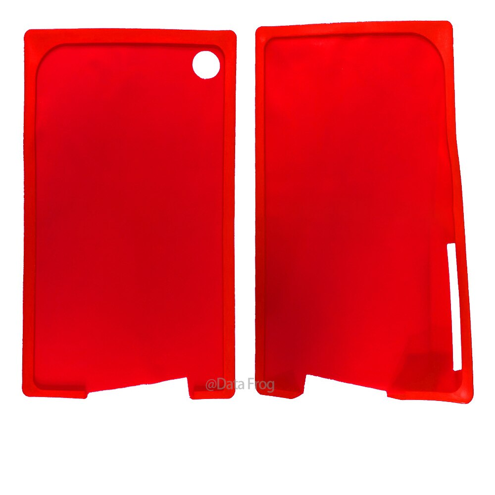 DATA FROG Protector Skin per Console PS5 custodia in Silicone custodia protettiva antipolvere antigraffio per Playstation 5 versione DVD: Red