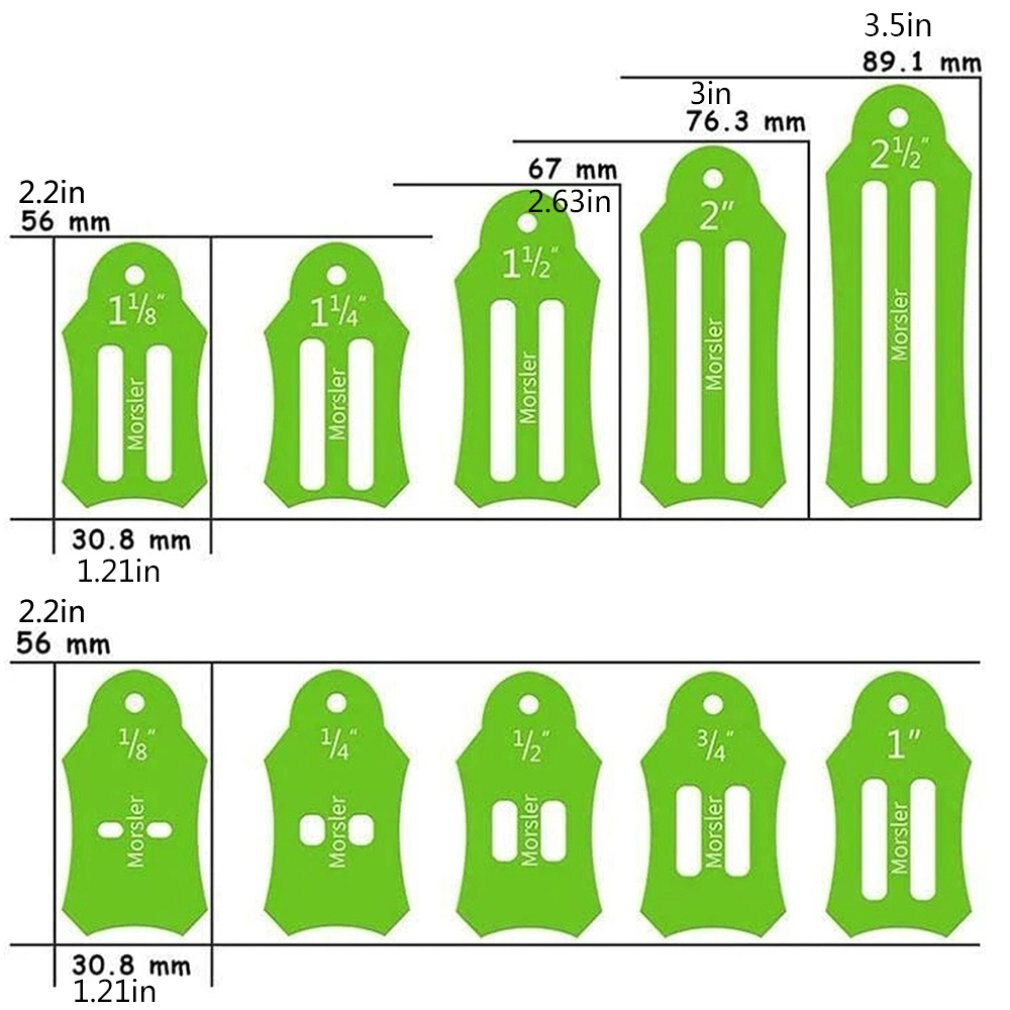 A Set Of Belt Maker Patchwork Sewing Tool Tape Maker Cloth Hemming Device Manual DIY Fabric Weaving Strip