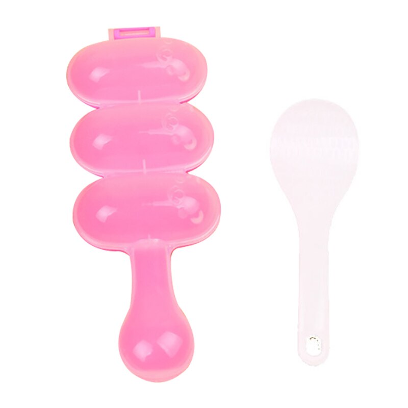 1pcs Balls Maker Mold With Spoon Rice Kitchen DIY Sushi Mini Rice Tools Ball Molds Rice Meat Vegetables Making Kitchen: PK