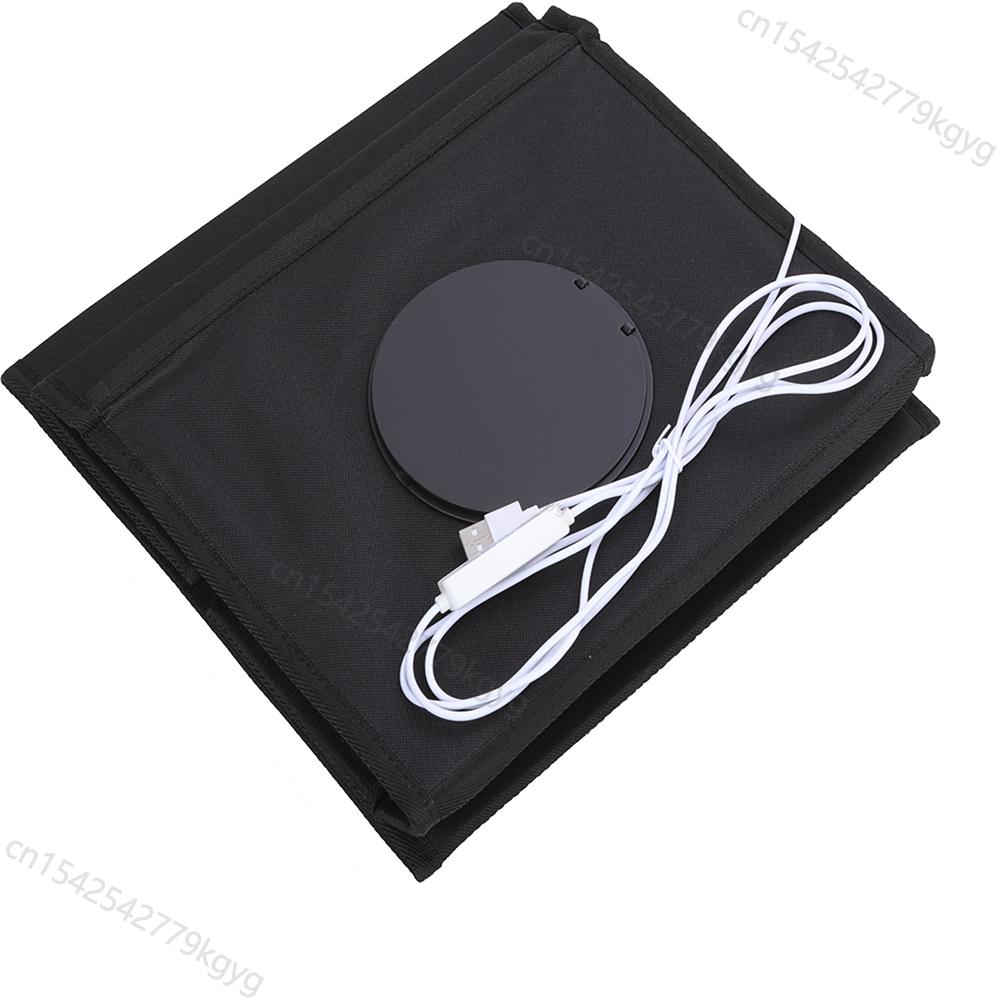 Mini Foto Studio Lightbox 25/30/40Cm Draagbare Led Licht Fotografie Softbox Met 6 Kleuren Achtergronden Vouwen schieten Tent Box