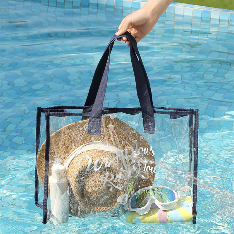 Pvc Beauty Make-Up Tas Handtas Opbergtas Waszak Zwemtas Transparant Waterdicht Dames Zakenreis Toiletrie Organizer