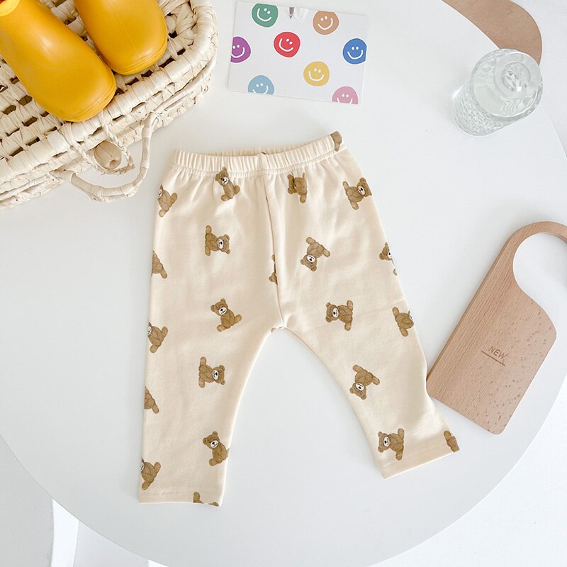 Milancel Herfst Baby Pyjama Set Peuter Meisjes Sleeper Slijtage Jongens Slapen Set Beer Indoor Kleding