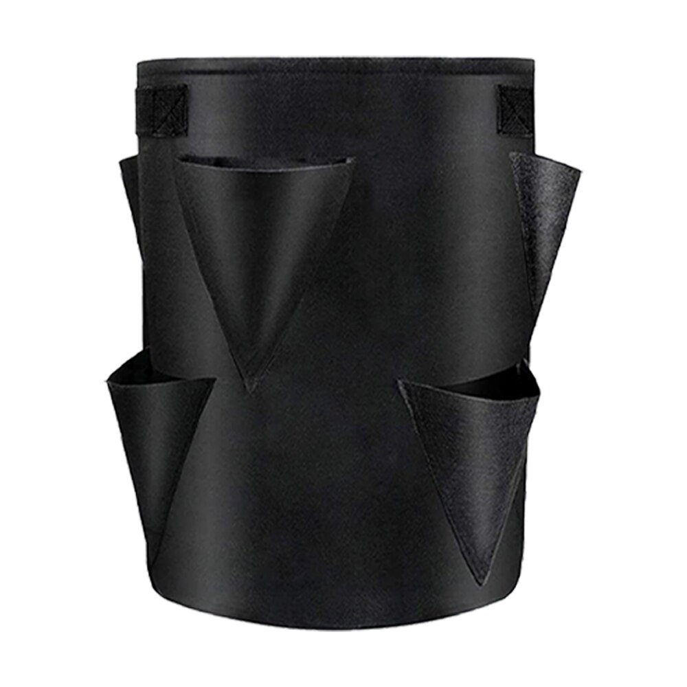 Bloempot Poreuze Vilt Zwarte Aardbei Planten Bag Non Woven Beauty Planten Bag Tuinieren Plantaardige Zak Tuin Accessoires