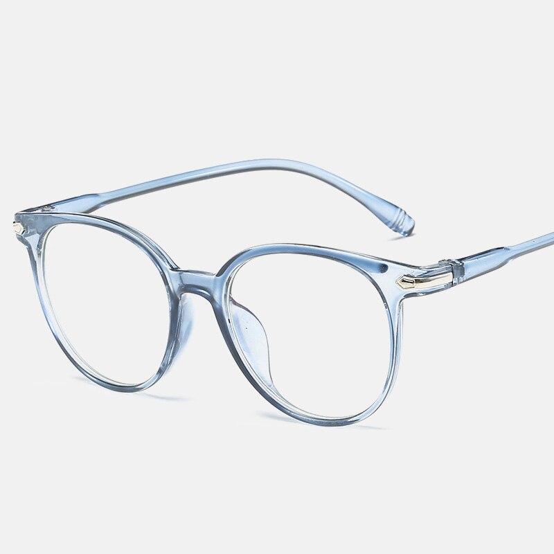 ZUEE Blue Light Glasses Clear Regular Computer Gaming Glasses Women/Men Eyewear Improve Comfort Anti Blue Ray Eyeglasses: Blue
