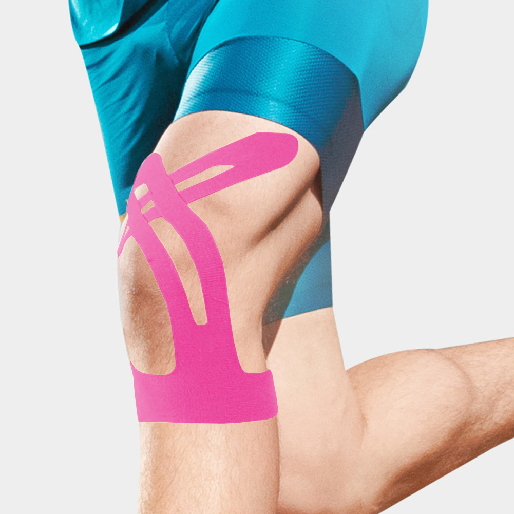 5 stuks voorgesneden kinesiologie tape elastische knie atletische tape sportbescherming patches voor kniesteun en stabiliteit