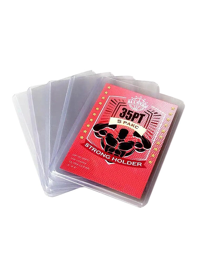 Transparent Card Sleeves 25PC 3X4 Inch Thick Hard Card Sleeves For Trading Card Protective Sleeves Holder Card Covers Fit For Ba