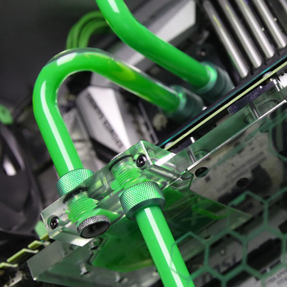 G1/4 Thread Rigid Tube 14mm Hard Tube Extender Connetor Fittings for PC Water Cooling System