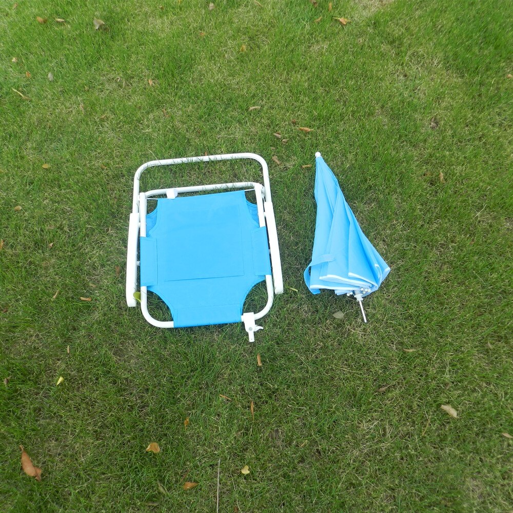 Outdoor Folding Beach Children Chair With Umbrella Utralight Baby Kids Camp Chair Sun Lounger Folding Picnic Camping Seat