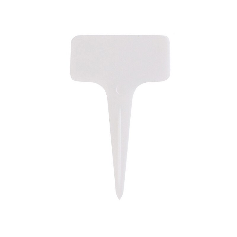 50 Pcs T-shaped Waterproof Plastic Plant Labels Tags Markers Garden Nursery Herbs Flowers Colorful Lables Garden Supplies