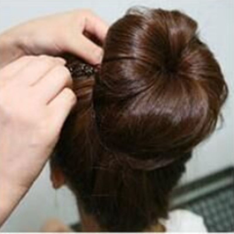 Esponja de espuma mágica para mujer, disco capilar, dispositivo para el cabello, moño desordenado rápido, pinzas para el pelo, herramientas para el cabello, 1 ud.