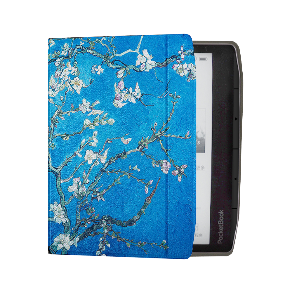 For Pocketbook Era Case PB700 7 inch Flip PU Leather Case Auto Wake Sleep 7'' 700 Magnetic Book Cover E-Reader Funda: green