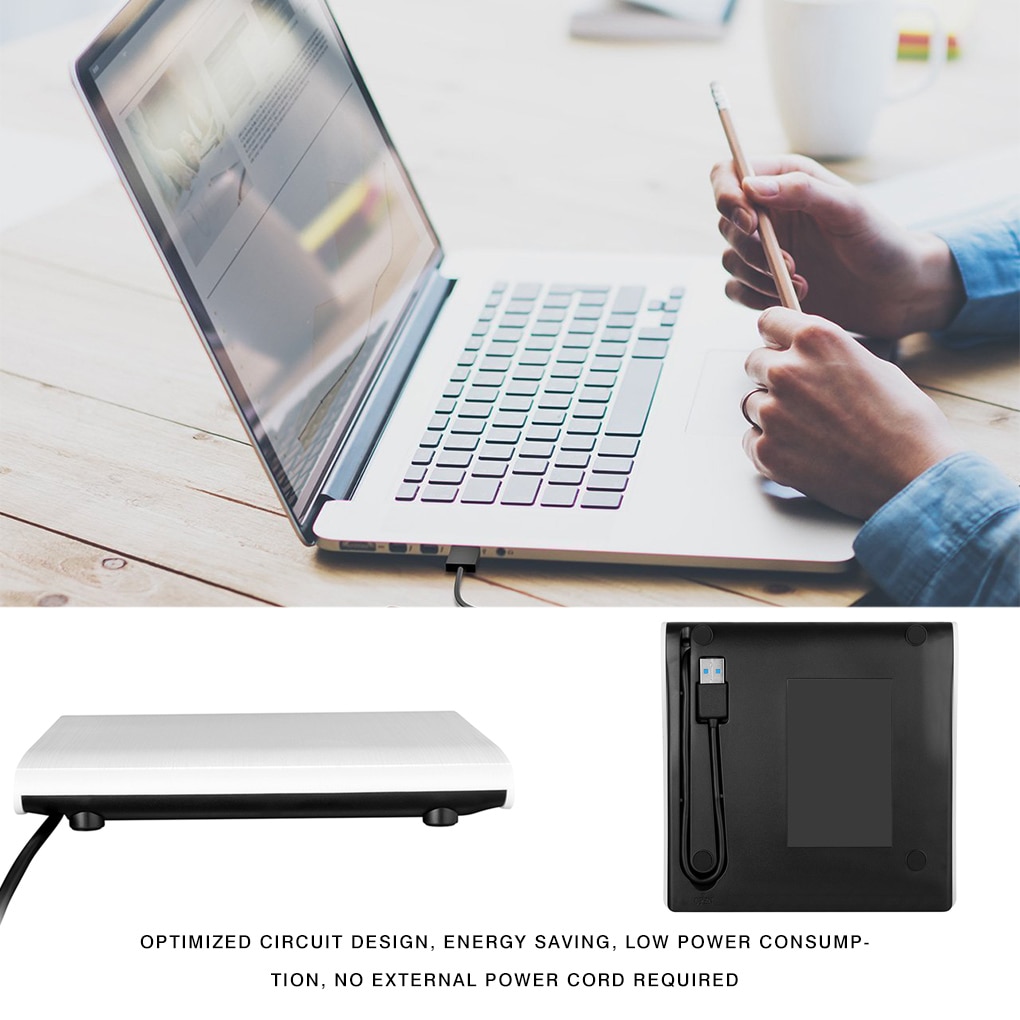 Driver USB External CD DVD RW Mobile Drive Case Laptop Desktop Optical Disc DVD RW Drive Writer Burner For Laptop Desktop