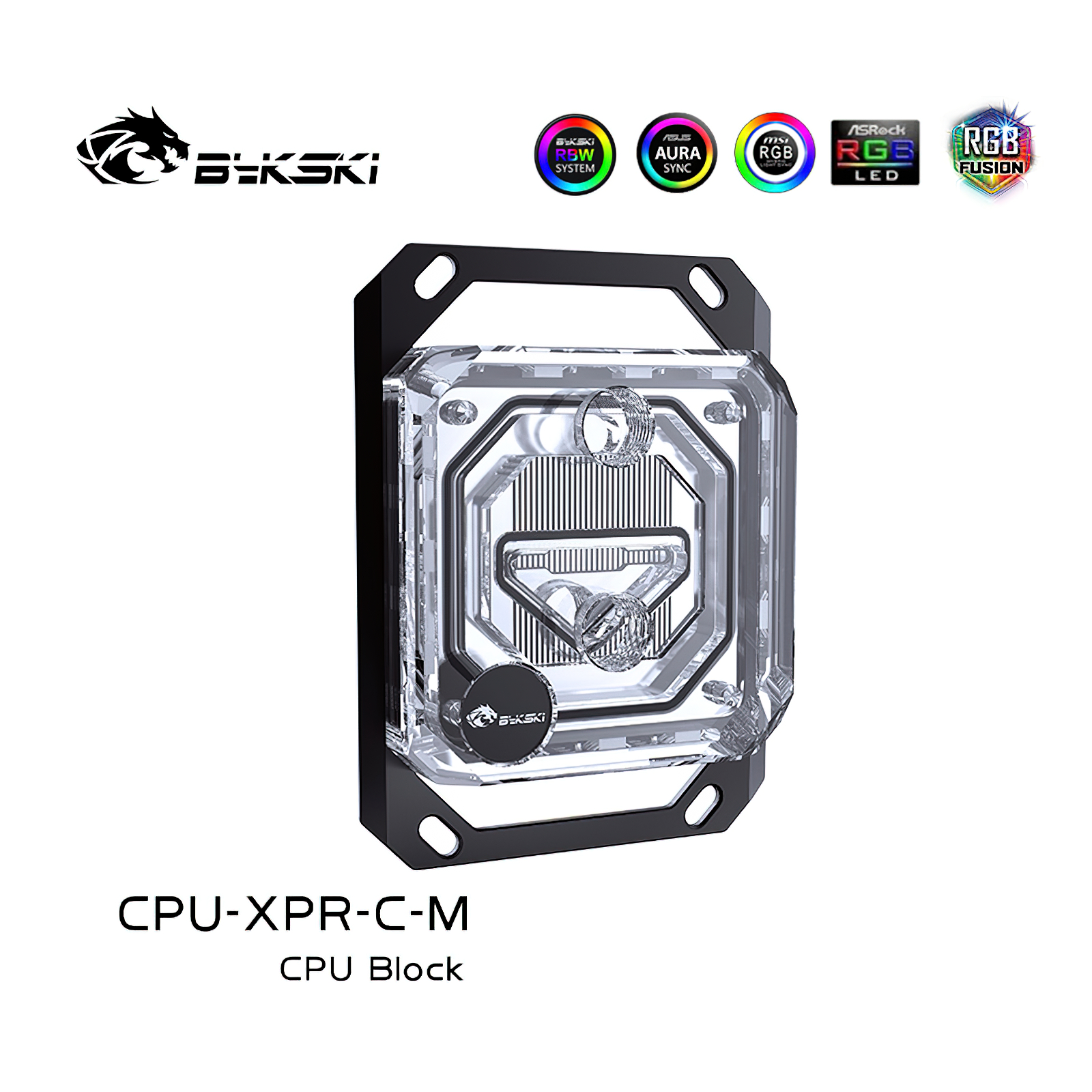 Bykski CPU Liquid Cooling Block Cooler RGB for AMD AM2 AM3 AM4 CPU-XPR-C-M
