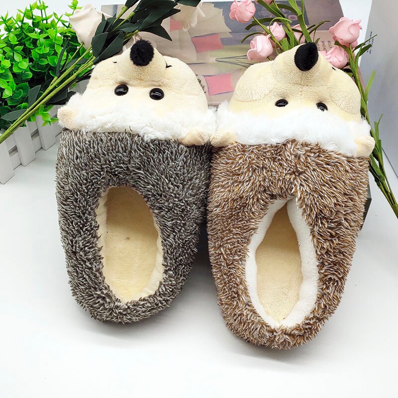 special hedgehog fur slippers timber land shoes men women winter slippers Custom slippers Home House Slippers Children indoor