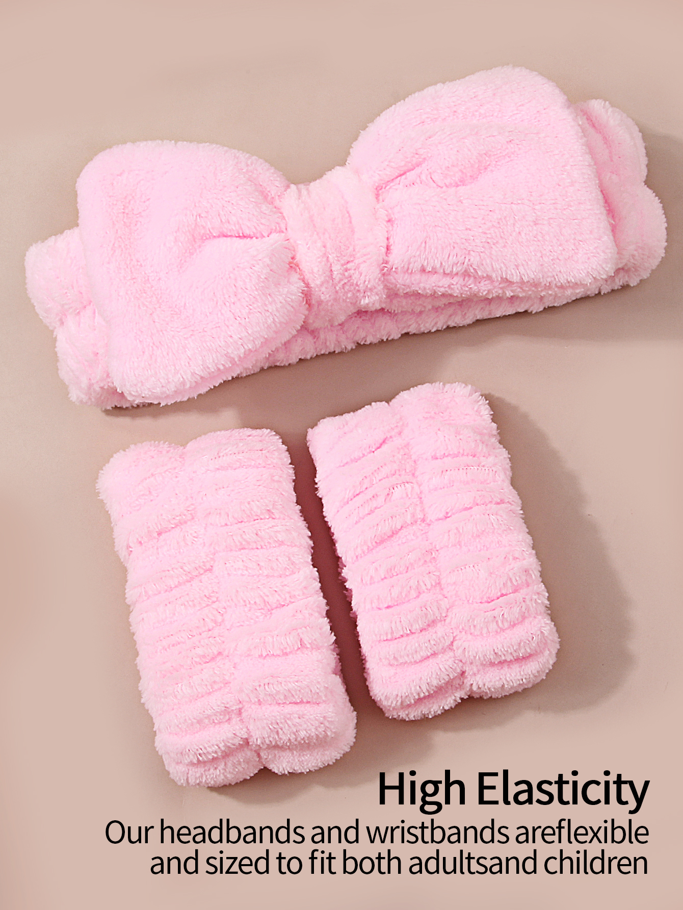 Spa-Stirnband zum Waschen des Gesichts, Hautpflege-Stirnband und Armband-Set, Gesichtsreinigungsbürste, 2-in-1-Hautpflege-Gesichtsbürste
