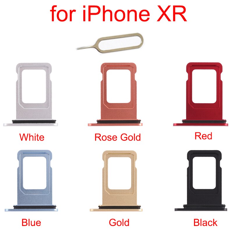 For Iphone XR SIM Card Holder Slot Tray Container Adapter Eject Tools Mobile Phone Accessories