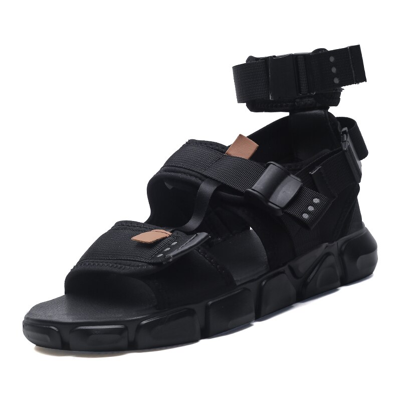 Gummi strand hule sandaler sko masculina sandal størrelse gladiator praia hombre kjole åndbar homens sandalhas til homme herre