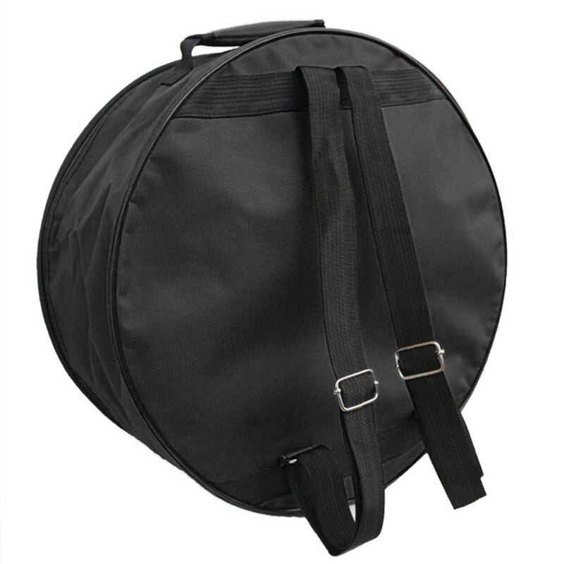 15 Inch Snare Drum Bag Backpack Case with Shoulder Strap Outside Pockets Percussion Instrument Parts and Accessories