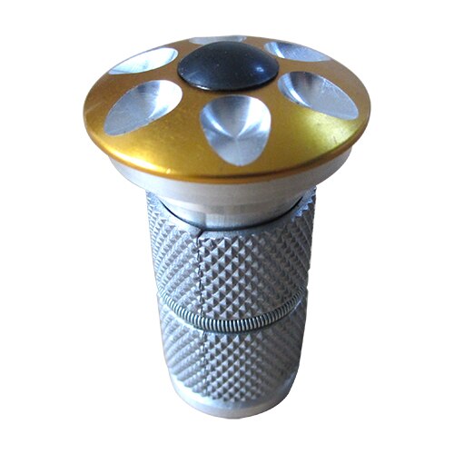 28.6mm 1 1/8" Aluminium Cycling Bike Headset Cap Key Expander Bicycle Headsets Expander Nut Bicycle Accessories 4 Colors: SD13 Gold