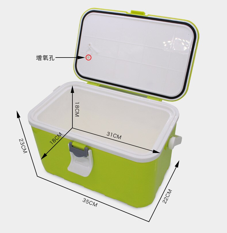 Outdoor Fishing Tackle Box Insulation Box Outdoor Car Cooler Box Ice Organizer Medicine Preservation Box