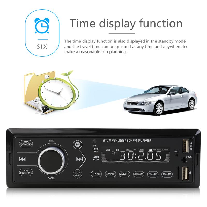 3209 1DIN Car Stereo MP3 Player Elaborate Manufacture Prolonged Durable Bluetooth FM Radio Head Unit Media Receiver