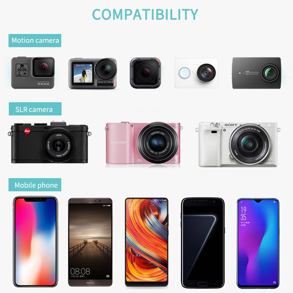 Vamson mini selfie kolmijalka iphone  xr 8 x 7 6s plus bluetooth selfie stick kädessä pidettävä monopod xiaomille huawei  vp425: lle