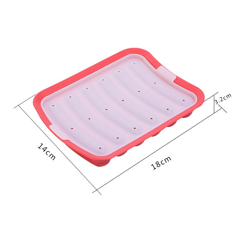 Silicone Sausage Mold Baby Food Supplement Children Ham Making Mould