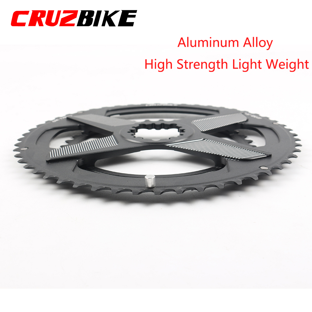 Cruzbike Racefiets Kettingblad 50-34T 52-36T Ketting Wiel Dubbele Schijf Fiets Kroon Voor 8/9/10/11/12 Snelheid Crankstel