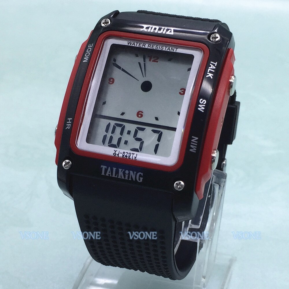 Nergo Reloj Parlante en Español para Ciegos, Niños, y Los Ancianos, Deportes Electrónicos Hablar Relojes Gatget (829TS)