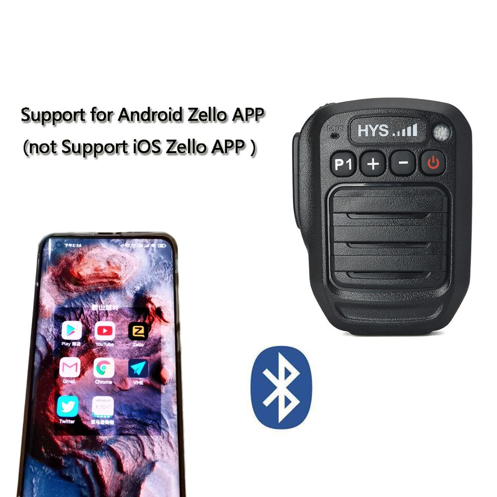 Hys bluetooth trådløs høyttaler mic ptt microhpone til zello app android moblie telefon
