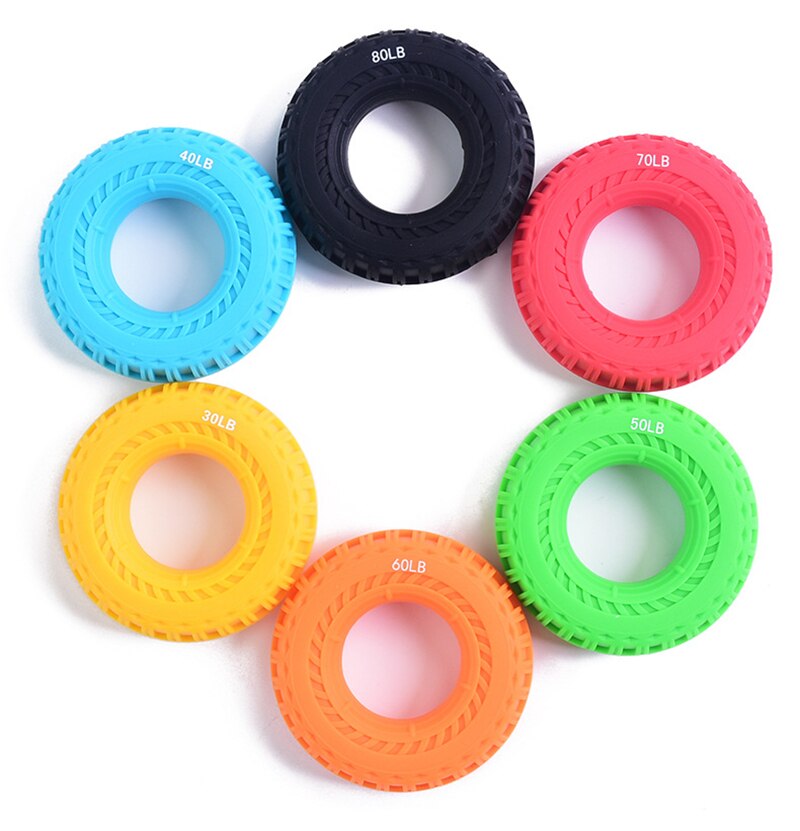 Silicone Portable Hand Grip Gripping Ring Carpal Expander Finger Trainer Grip Strength Rehabilitation Pow Stress Ring Ball