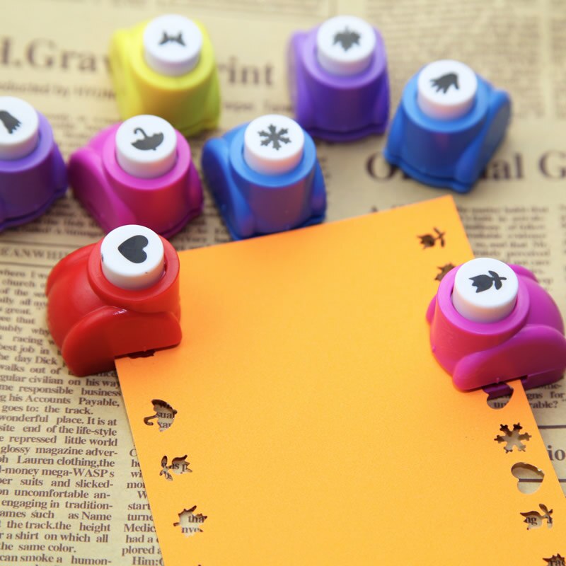 Mini Flower Paper Craft Punch Hole Puncher Scrapbook Punches Handmade Cutter Card DIY Tool